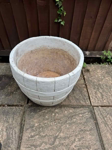 Photo of free Solid Half Barrel Type Flower Pot (Bloomfield) #1