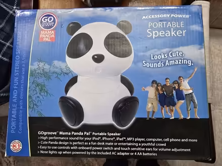 Photo of free New Portable Panda Speaker (Arlington MA) #1