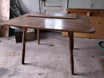 Photo of free Kitchen Table - wood and formica (Woodland Park, NJ) #1