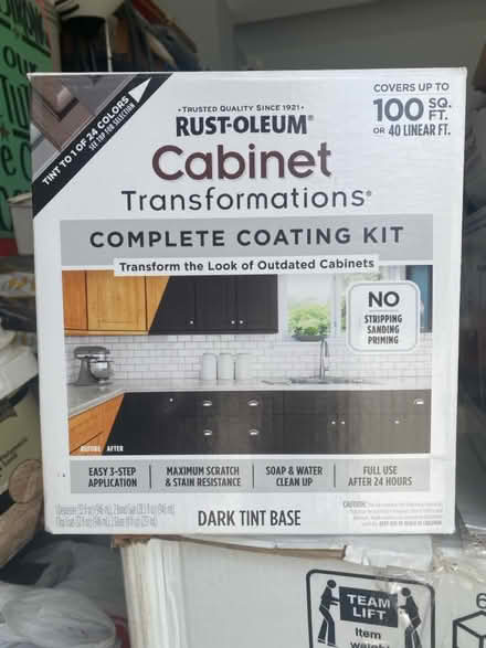 Photo of free Unused Cabinet Transformations kit (Darien - near 75th x Cass Ave.) #1