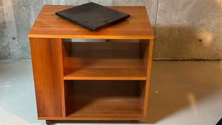 Photo of free Swivel oak Table (North Cambridge) #1
