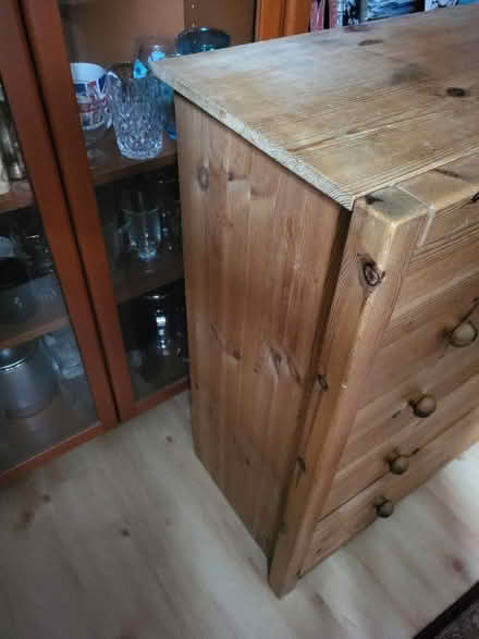 Photo of free Wooden chest drawers (Round Green LU3) #3