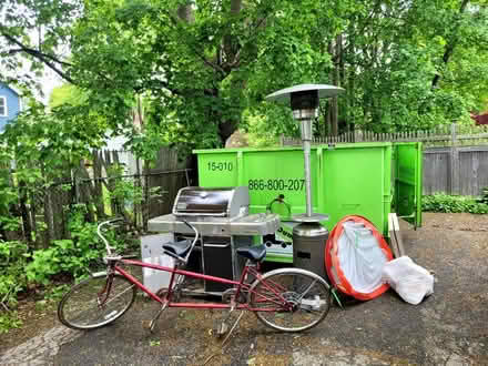 Photo of free 14 tomato cages, patio heater (Portsmouth NH) #1