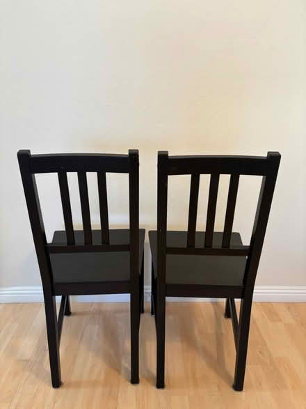 Photo of free Set of black chairs (MCC Neighborhood) #3