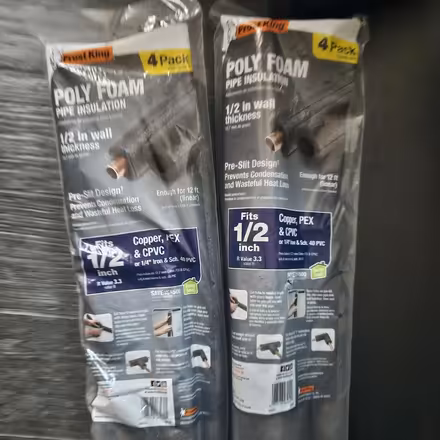 Photo of free Pipe insulator (2 unopened) (Columbia Heights) #1