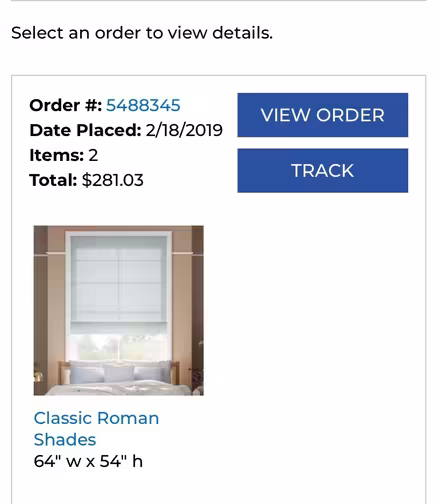 Photo of free Two Roman Shades (Foothills near River Craycroft) #1