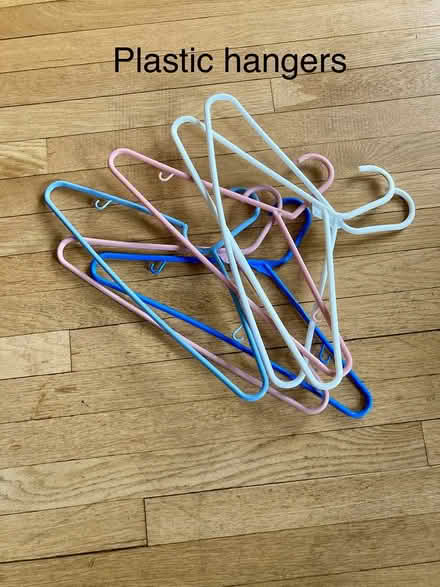 Photo of free plastic hangers (Belmont, MA) #1