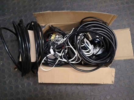 Photo of free Box of miscellaneous cables (Ayton TD14) #1