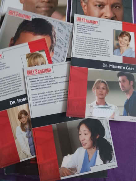 Photo of free 9 Grey's Anatomy cards (Wealdstone HA3) #3