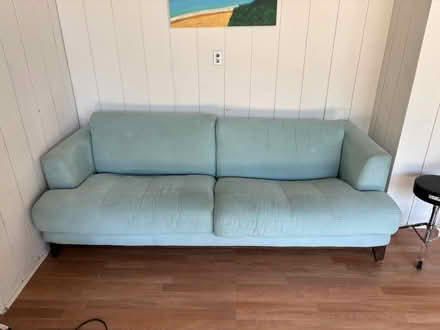 Photo of free Blue couch (St Stephen’s Dr.) #1