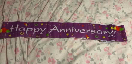 Photo of free 3 happy anniversary banners (Jennetts park RG12) #1