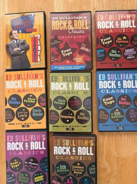 Photo of free DVDs: 8 Ed Sullivan DVDs (Downtown Sunnyvale) #1