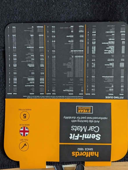 Photo of free Car mats - semi-fit (Battle RG30) #2
