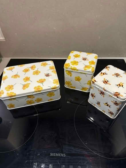 Photo of free 3 Emma Bridgewater tins (Woodford SK7) #1
