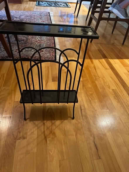 Photo of free Wrought iron magazine holder (North Cambridge) #1