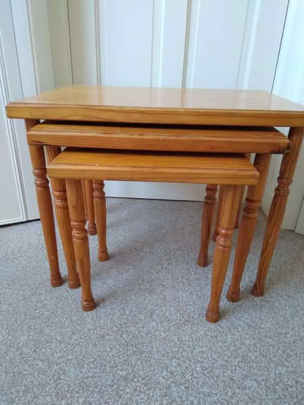 Photo of free Nest of pine tables (Kendal LA9) #2