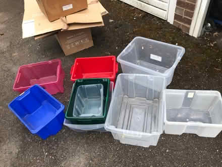 Photo of free Plastic boxes (Shepherds Bush) #1