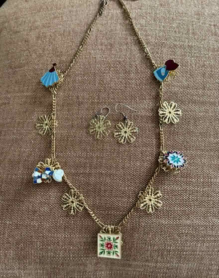 Photo of free Pin collector necklace + earrings (Bridgeport, Kitchener) #1