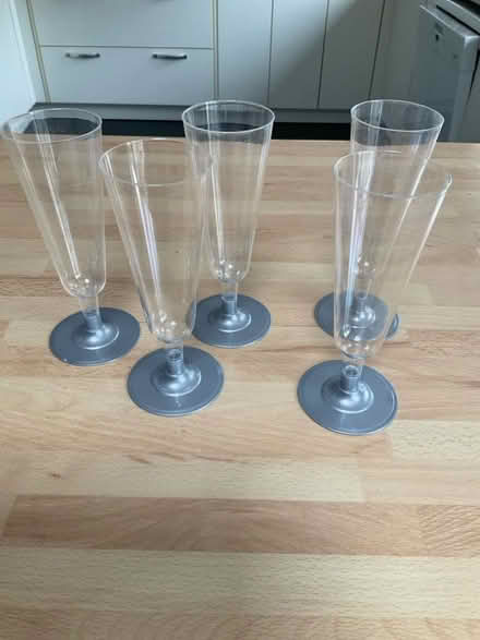 Photo of free 5 Plastic wine glasses (Northcourt OX14) #1