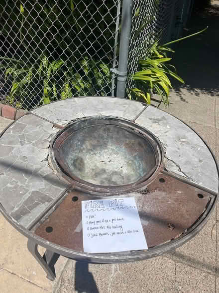 Photo of free Fire pit (Curbside 53rd b/n MLK & Genoa) #1