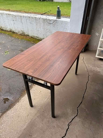Photo of free Folding desk/table (Woburn - four corners) #1