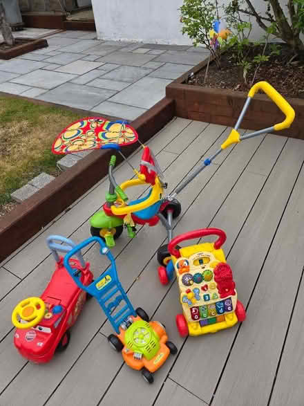 Photo of free Child first walker, car and trike bike (Welling DA7) #1