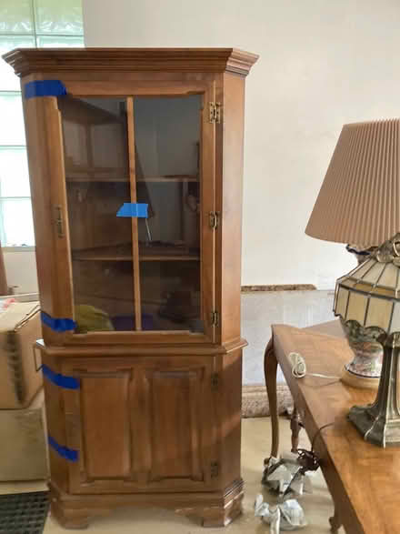 Photo of free Vintage Corner Cabinet (Darien, IL) #1