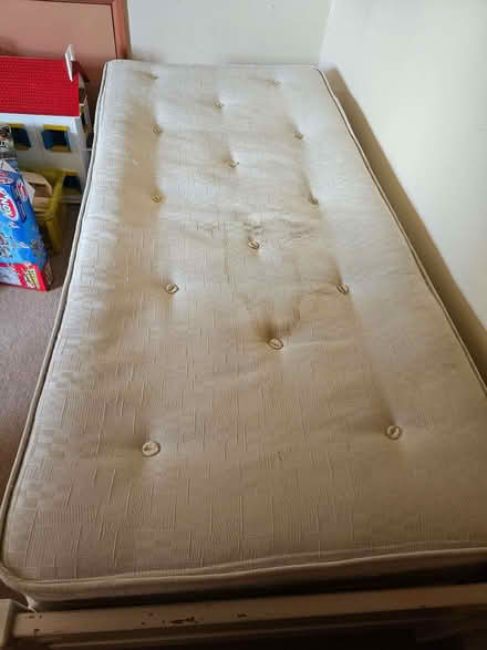 Photo of free Frankly, a tatty Myers single mattress (Bloxham OX15) #2