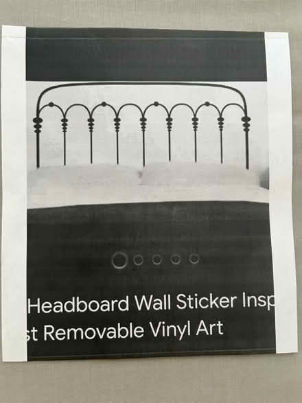 Photo of free 2 Wall decals/Headboards (Gilbertsville, PA) #1