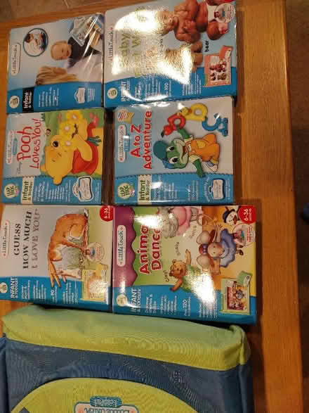 Photo of free Little touch Leappad bag, books and cartridges (Tilekiln TN38) #1