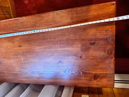 Photo of free Solid wood desk (Maynard, ma) #4
