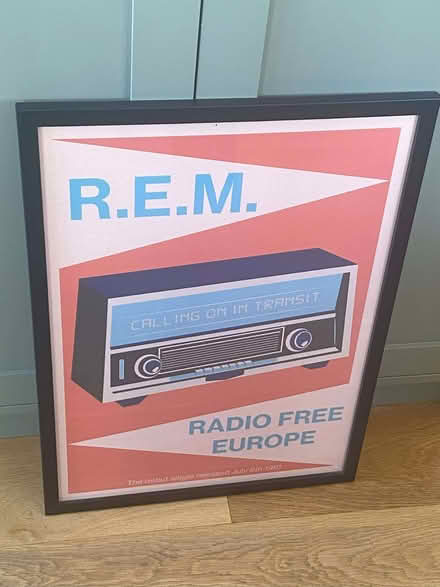 Photo of free Retro-style R.E.M. A2 Framed Poster - UNOFFICIAL POP ART (Grange CH48) #1
