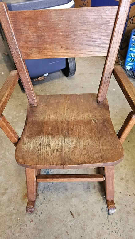 Photo of free Small rocking chair 22 inches tall (Haymarket Va) #1