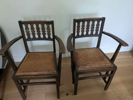 Photo of free Ercol captains dining chairs (Petersfield GU32) #1