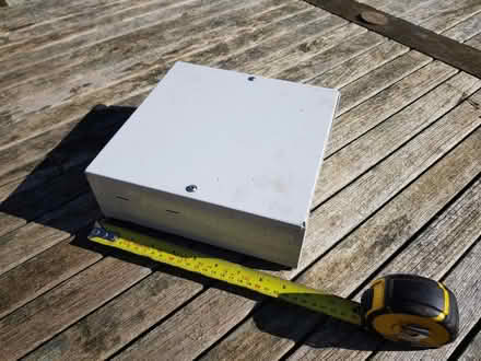 Photo of free White metal enclosure (Sharpstone) #1
