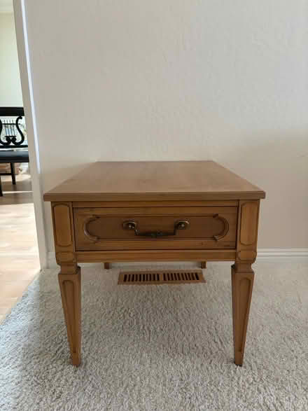 Photo of free Wooden side table set (MCC Neighborhood) #1