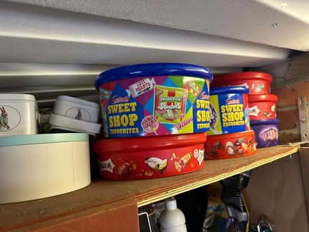Photo of free selection of tins - plastic & metal (Lostock Hall PR5) #1