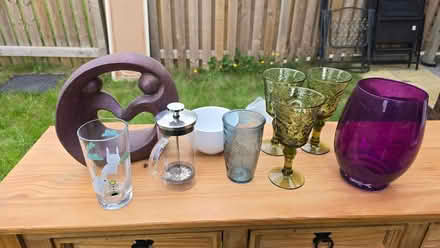 Photo of free Assorted glasses and decorations (Aston S26) #1