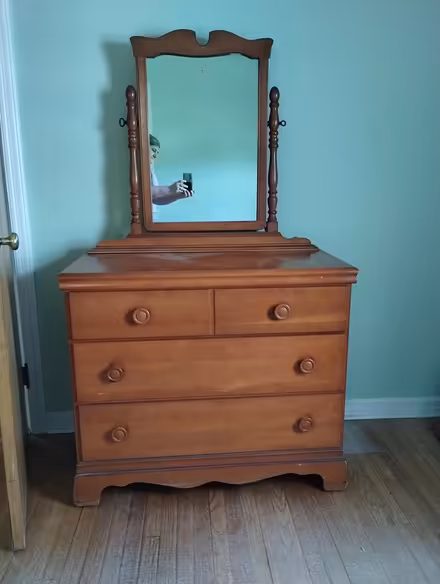 Photo of free Twin Maplewood Bedroom Set (Woodland Park, NJ) #2