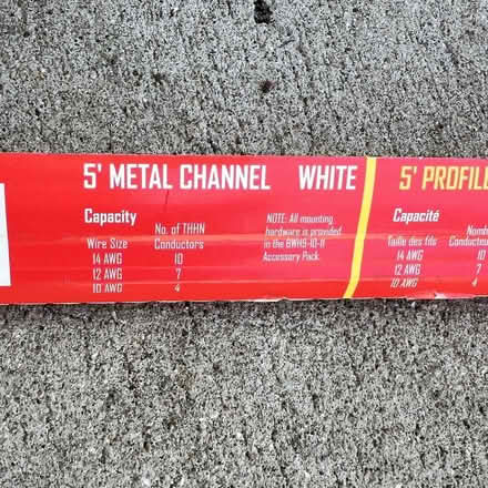Photo of free 5ft Wiring Channel (Foster & California Ave) #3