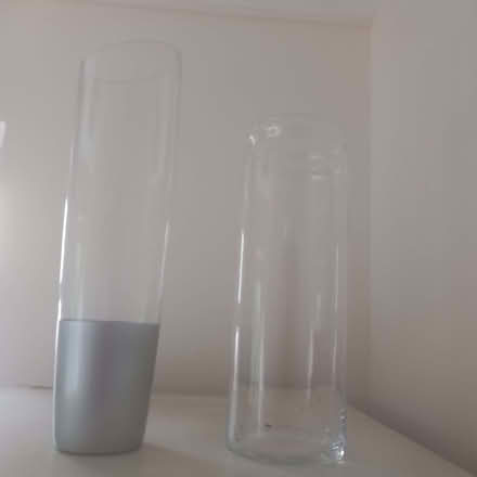 Photo of free 2 tall glass vases (Nascot Wood WD17) #1