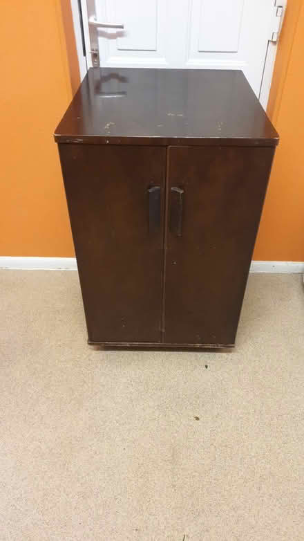 Photo of free Vintage Dark Wood Cupboard (Garston, WD25) #1