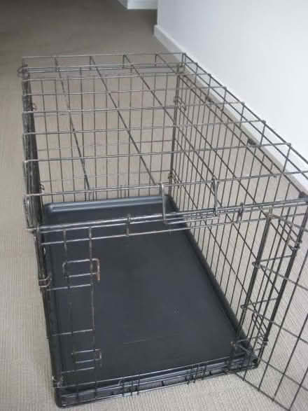 Photo of free Dog metal crate with bottom tray (Isleworth TW7) #3