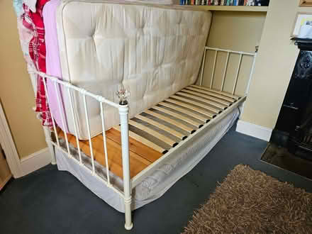 Photo of free IKEA metal day bed with mattress (Bloxham OX15) #3