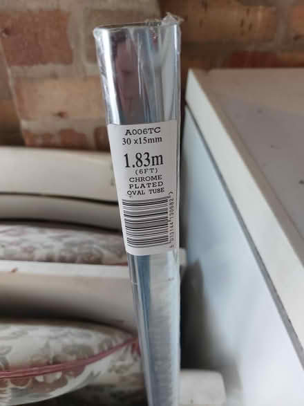 Photo of free Oval chrome tube (Oadby LE2) #1