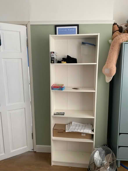Photo of free White bookcase (Boldmere B73) #2