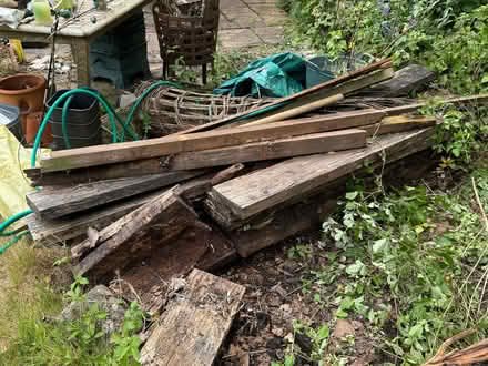 Photo of free Wooden crate and wooden sleepers (Southwell NG25) #2