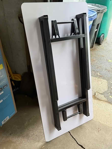 Photo of free Folding desk/table (Woburn - four corners) #3