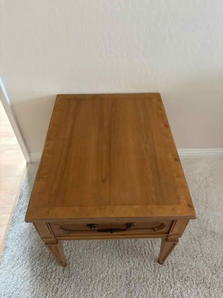 Photo of free Wooden side table set (MCC Neighborhood) #2