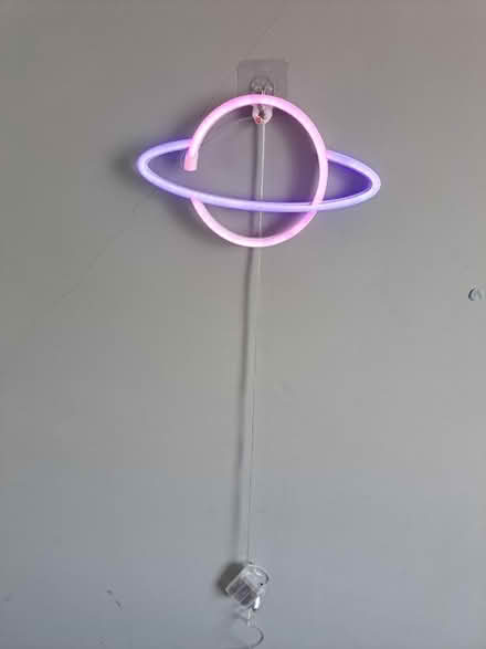 Photo of free Neon Saturn Sign (Heswall) #1